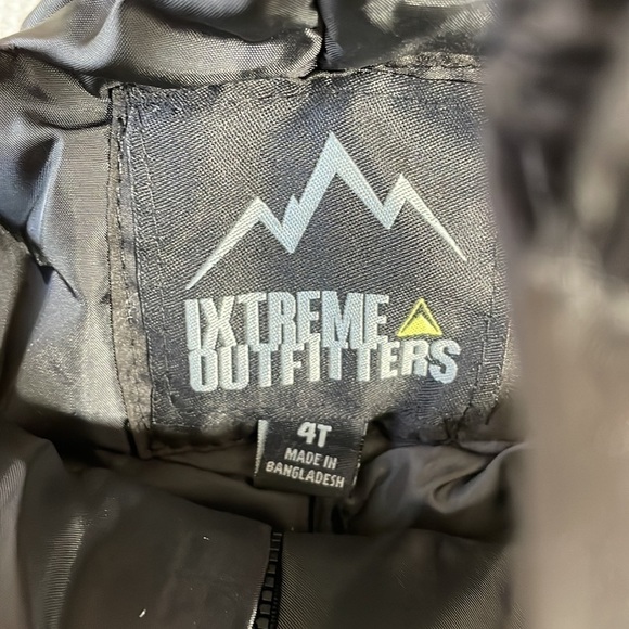 Ixtreme Outfitters Kids Snow Pants Bibs NWT Water Resistant Black Size 4T - Picture 9 of 11